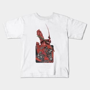 Attacking Sage Broken-android samurai Kids T-Shirt